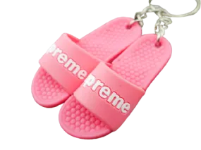 mini 3D sneaker keychains Flip Flops - Sandals - Pink