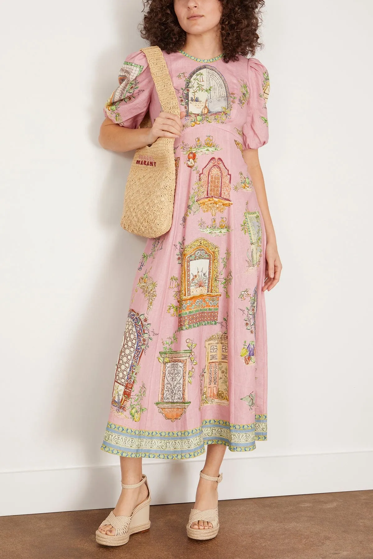 Monte Midi Dress in Multi