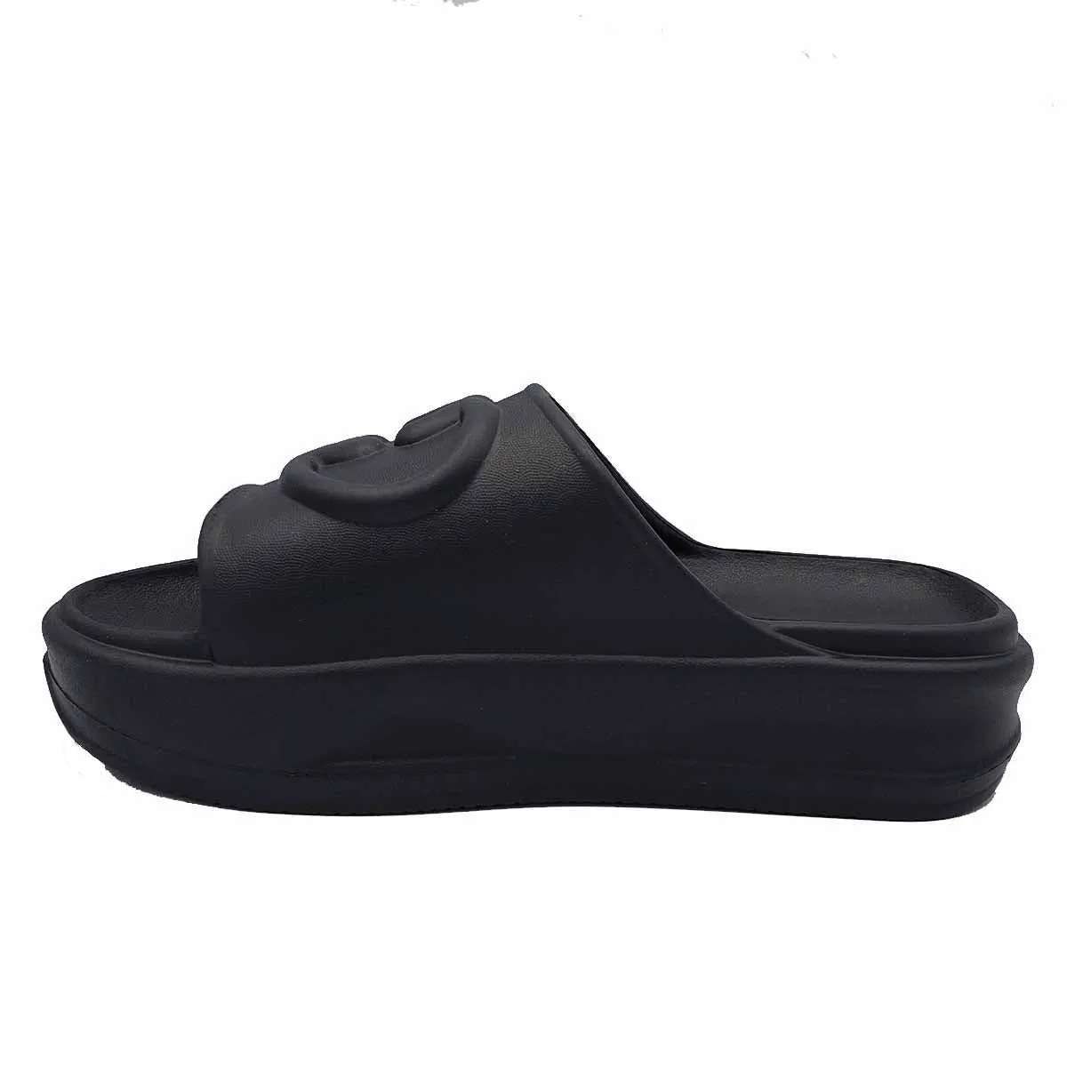 NASH OPEN TOE SUMMER WEDGE PLATFORM MULE SLIDER SANDAL