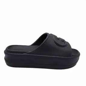 NASH OPEN TOE SUMMER WEDGE PLATFORM MULE SLIDER SANDAL