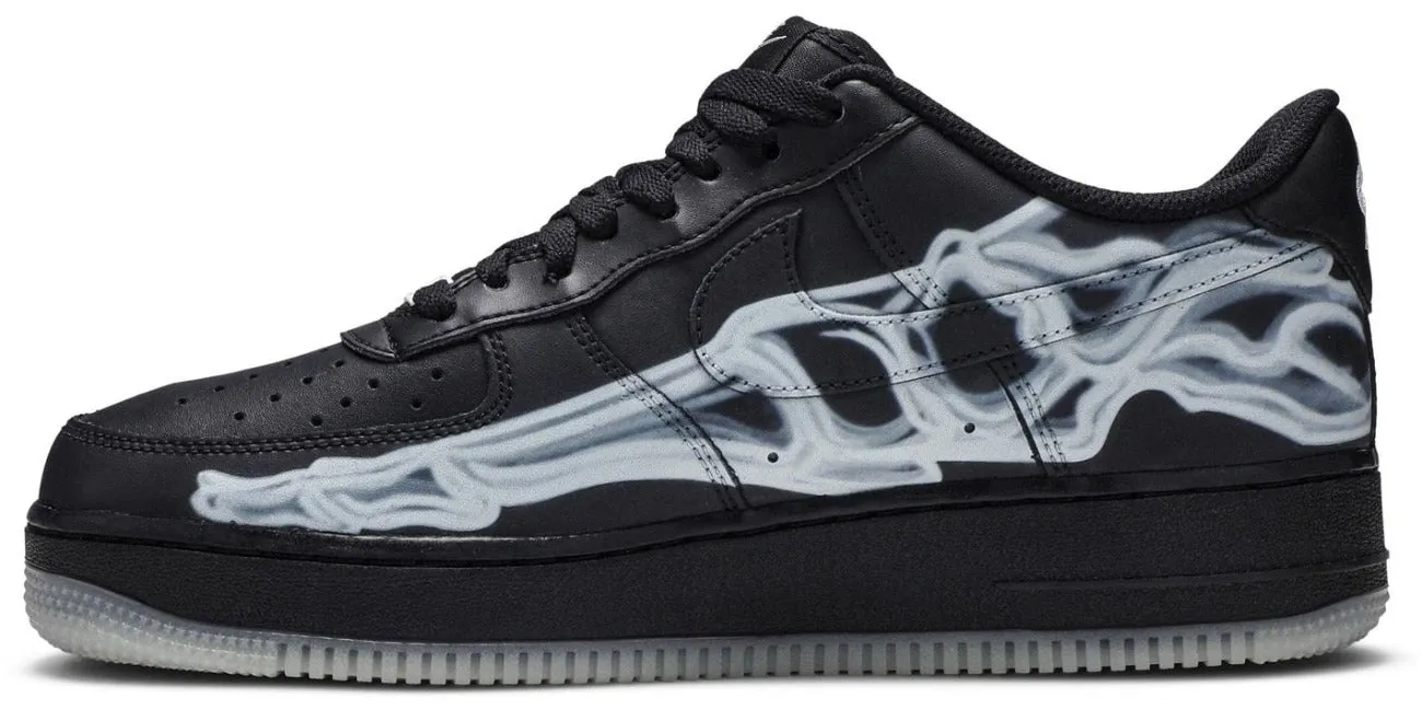 Nike Air Force 1 Black Skeleton (Size UK10/US11)
