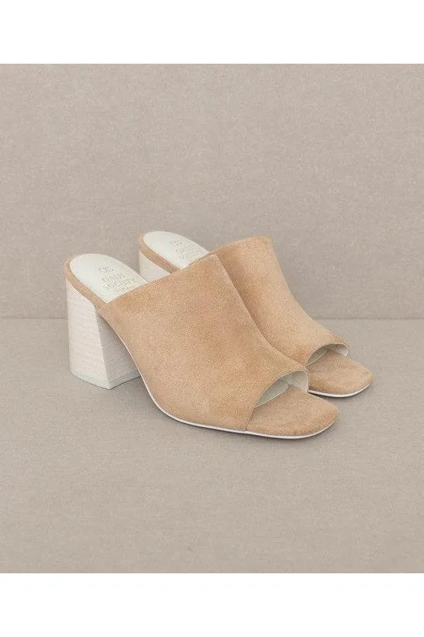 Oasis Society Kathleen - Block Heel Slides