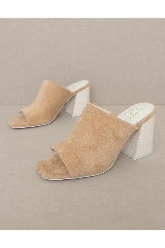Oasis Society Kathleen - Block Heel Slides