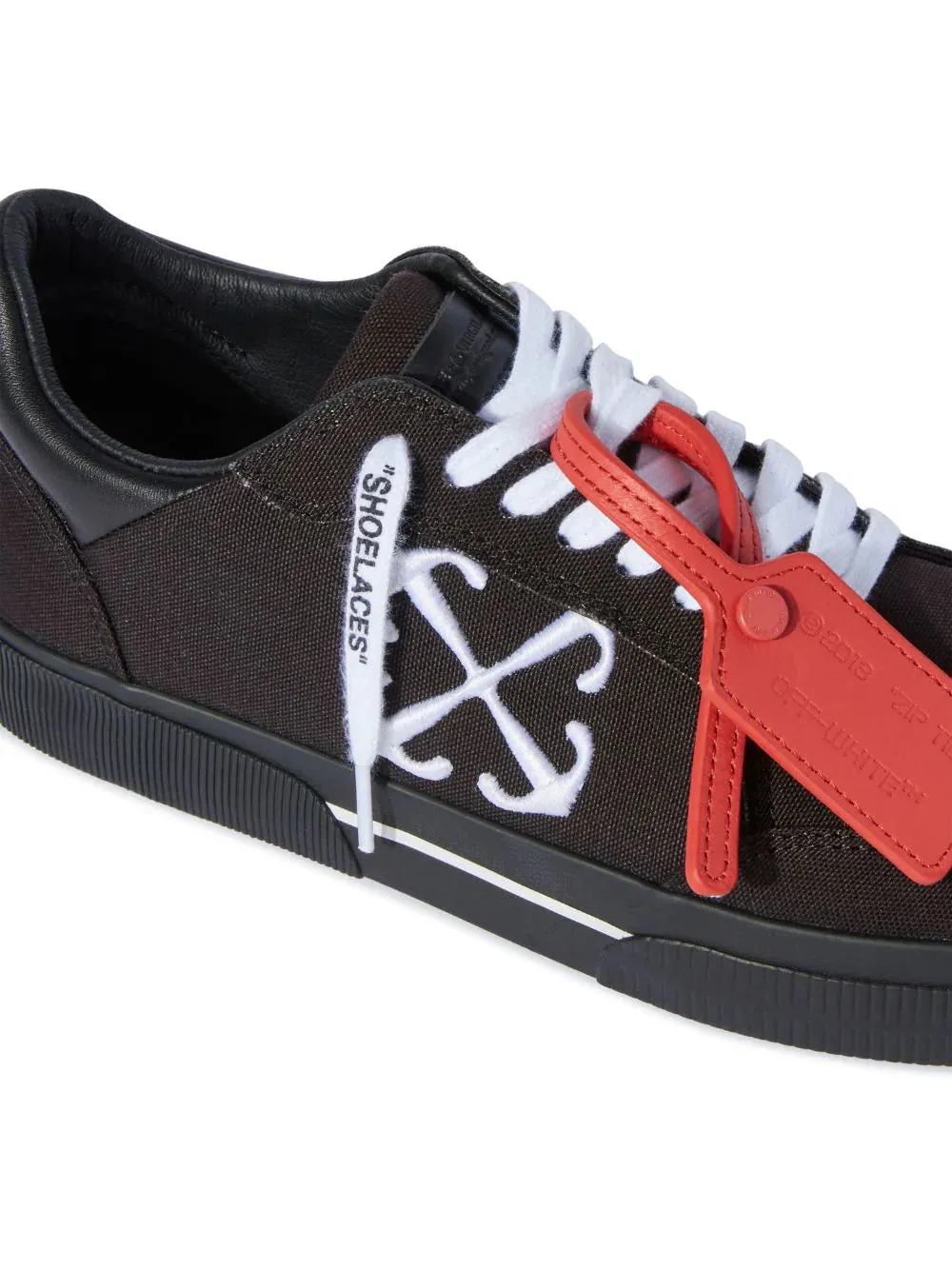 Off-White Canvas Vulcanized Men’s Sneakers