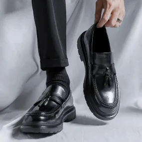 Paolo Genuine Leather Tassel Loafers