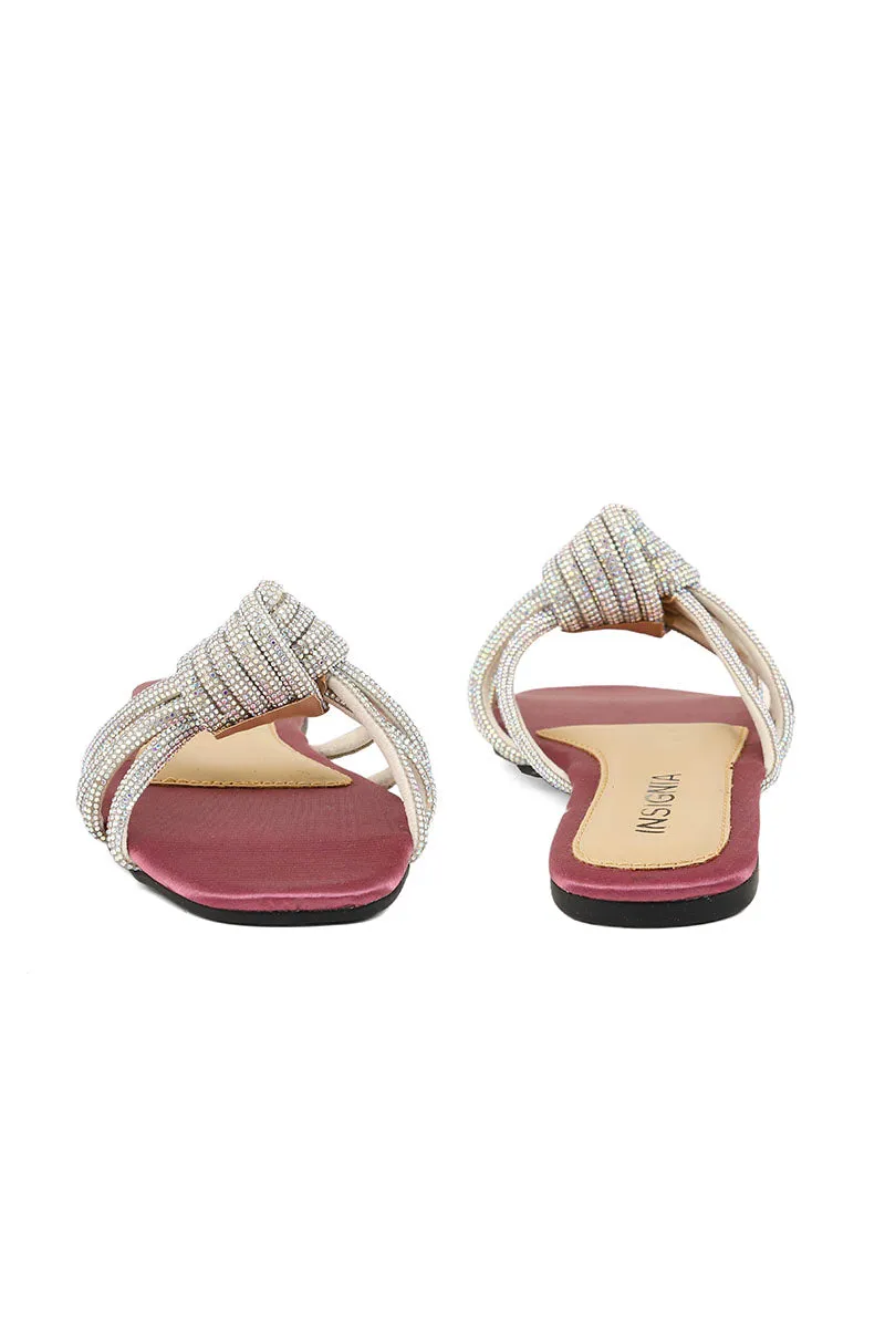 Party Wear Slip On I29242-Purple