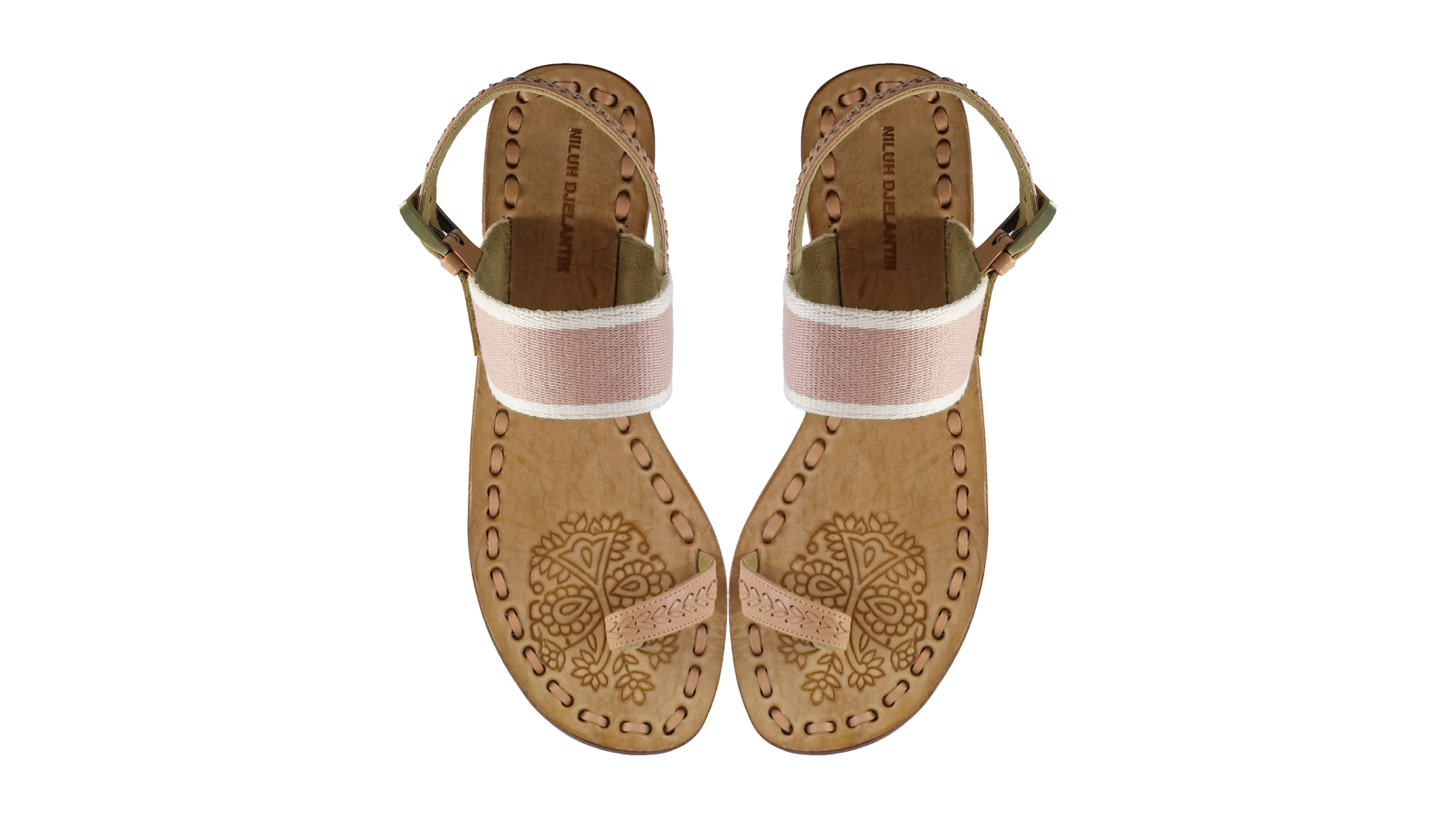 Prana 20mm Flat - Baby Pink & Baby Pink Ribborn
