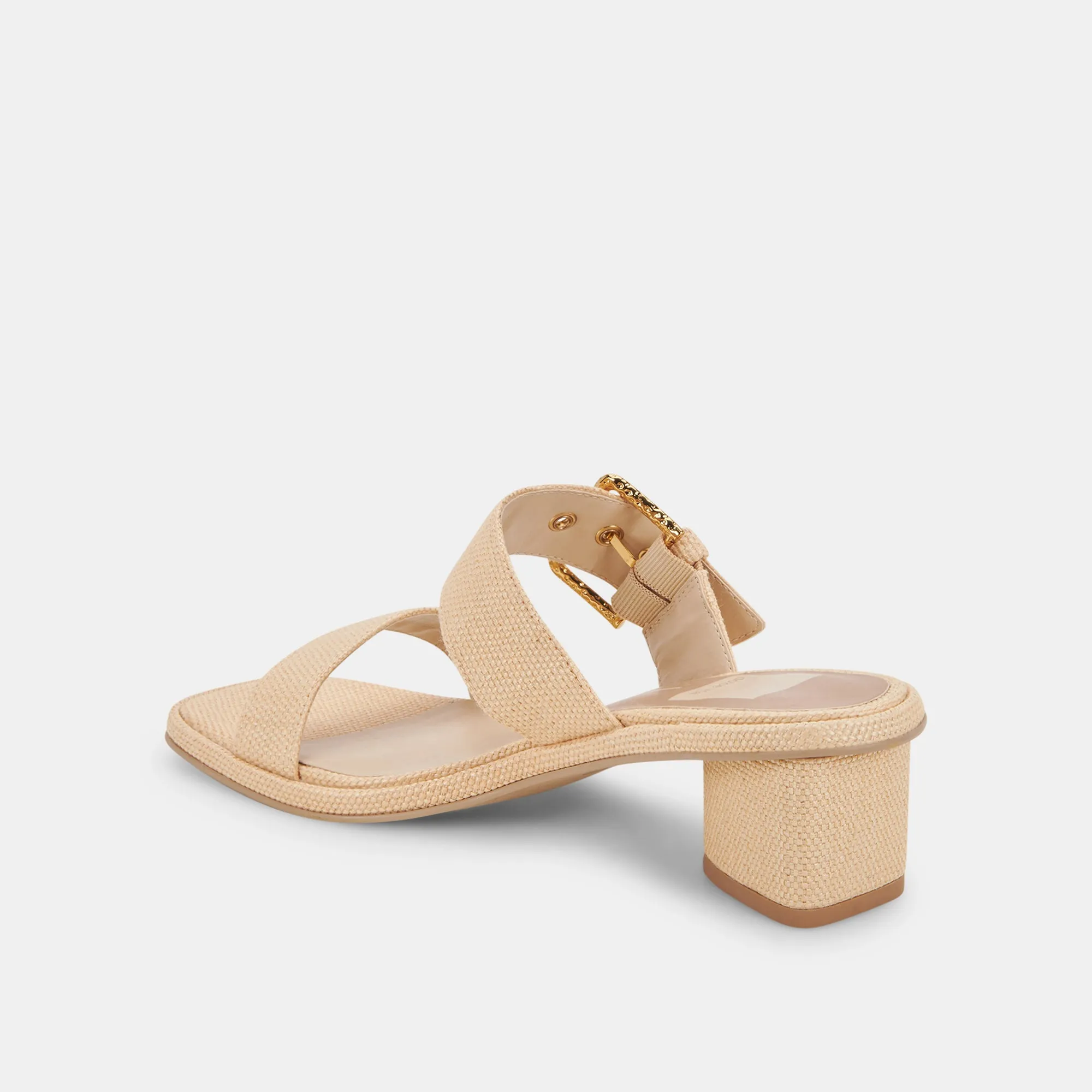 RIVA SANDALS NATURAL RAFFIA