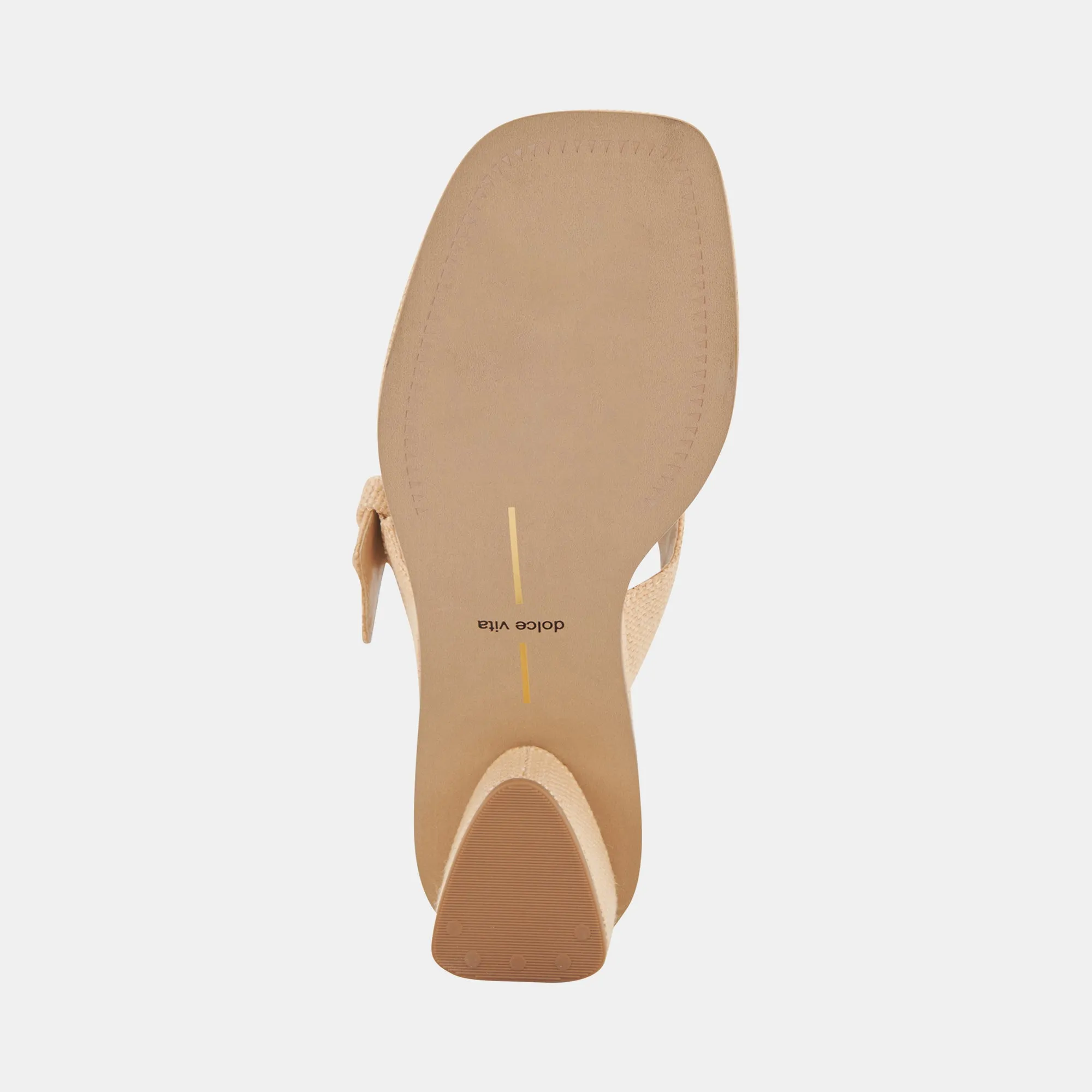 RIVA SANDALS NATURAL RAFFIA