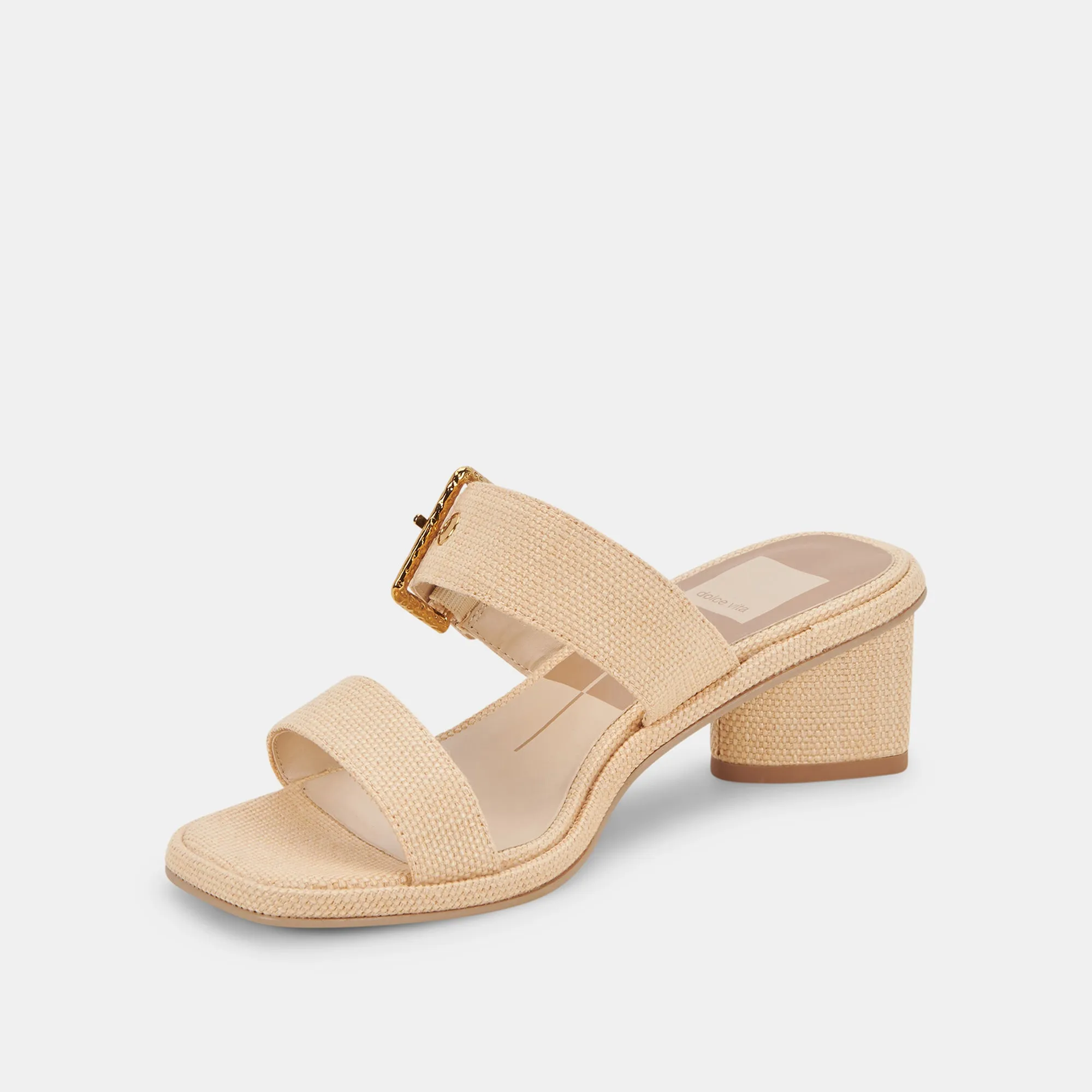 RIVA SANDALS NATURAL RAFFIA