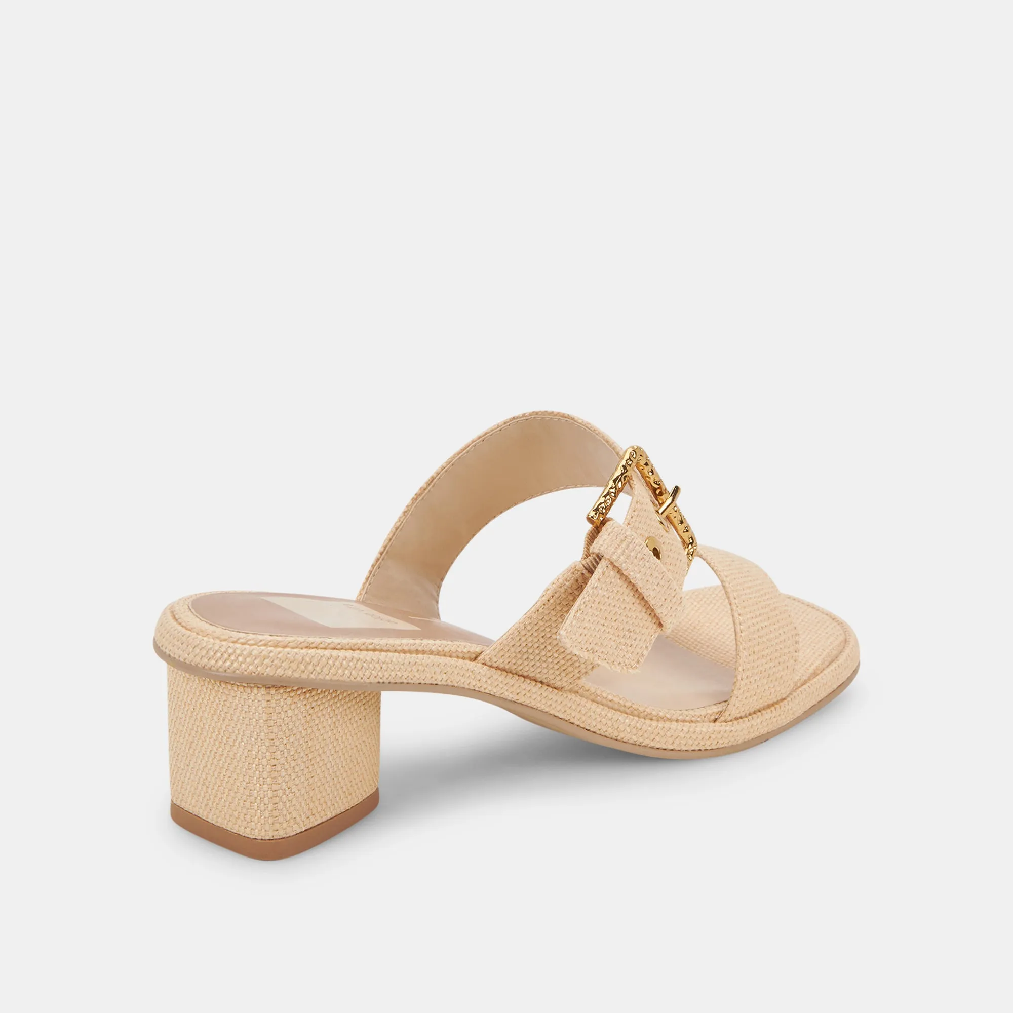 RIVA SANDALS NATURAL RAFFIA