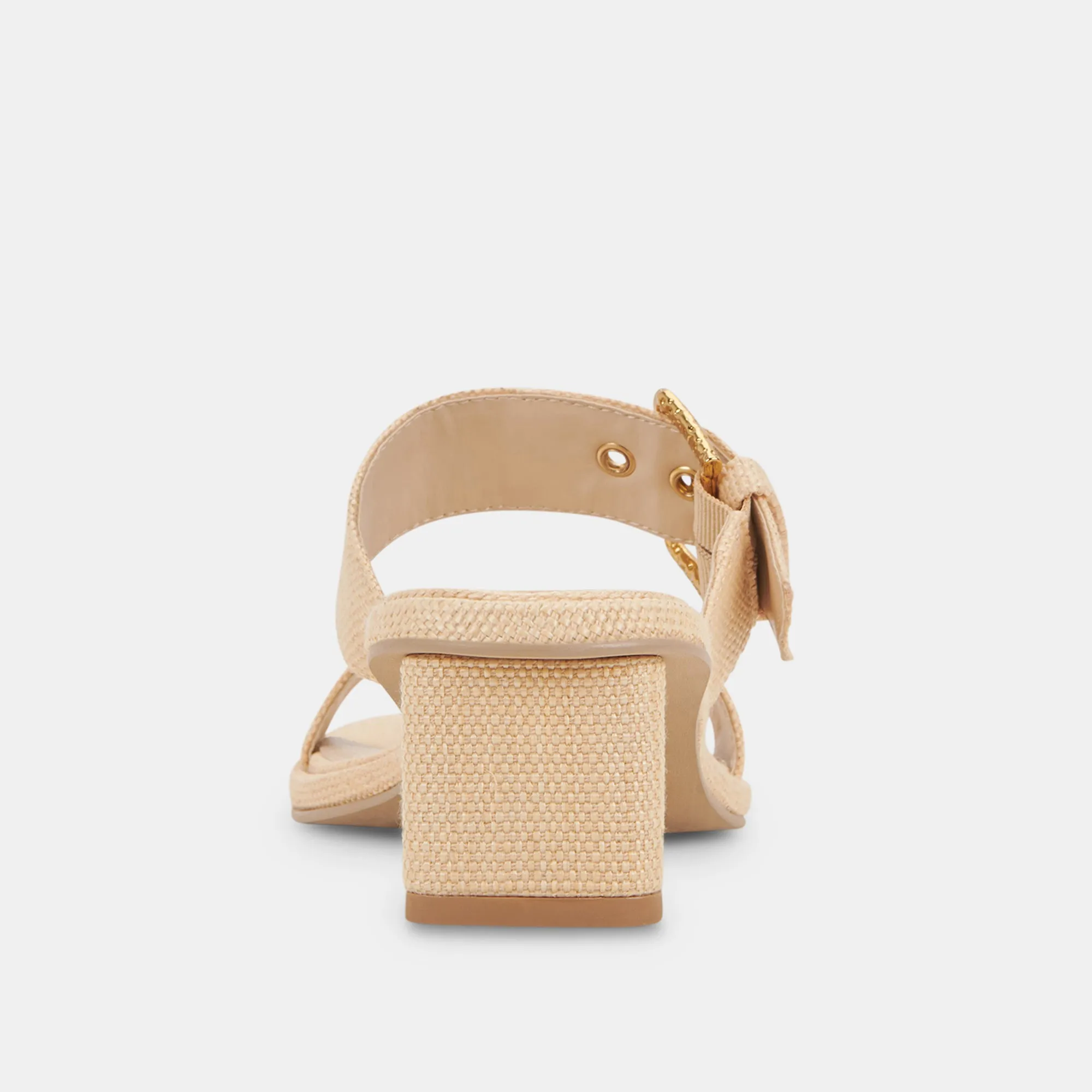 RIVA SANDALS NATURAL RAFFIA