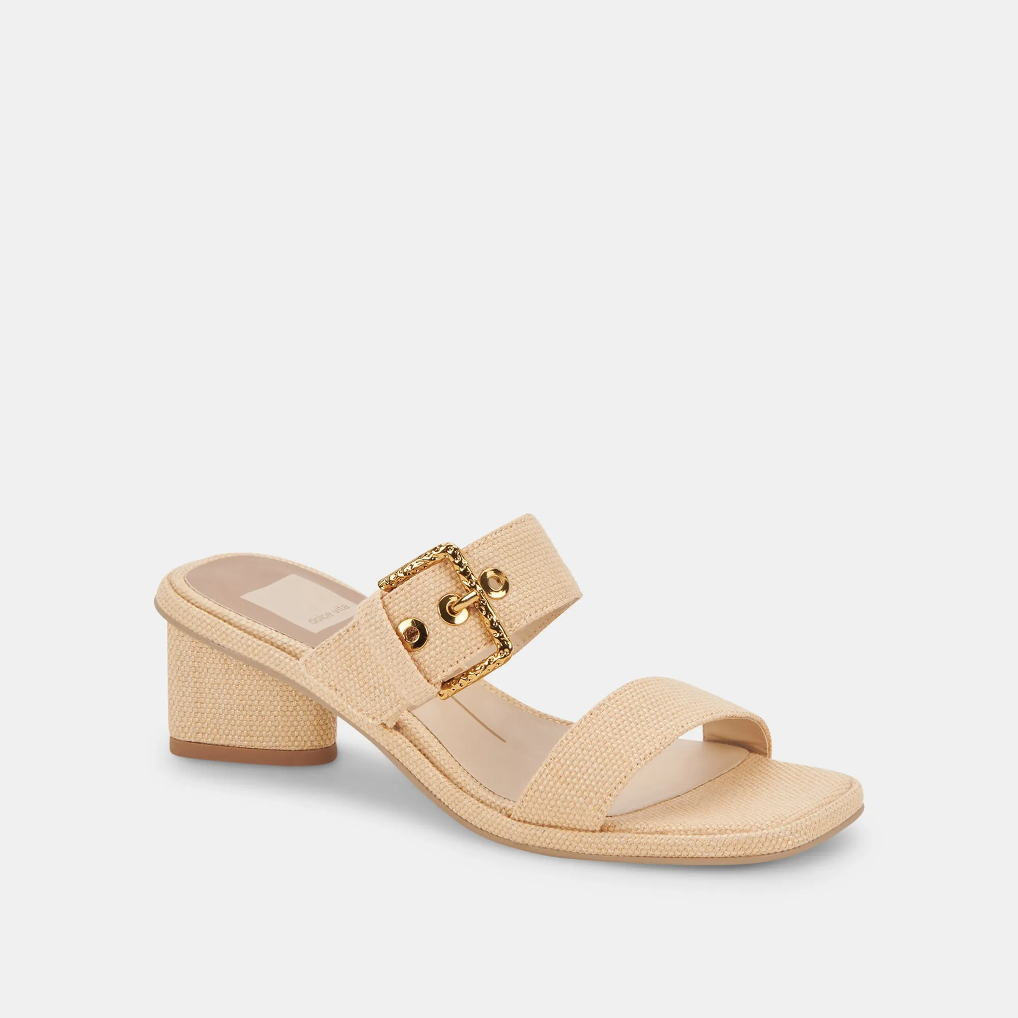 RIVA SANDALS NATURAL RAFFIA