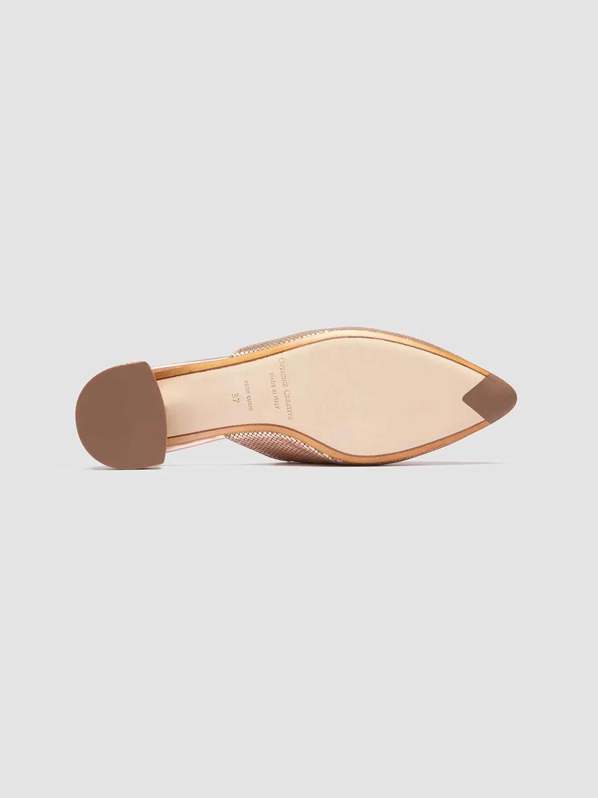 SAGE 106 - Pink Leather Mule Sandals