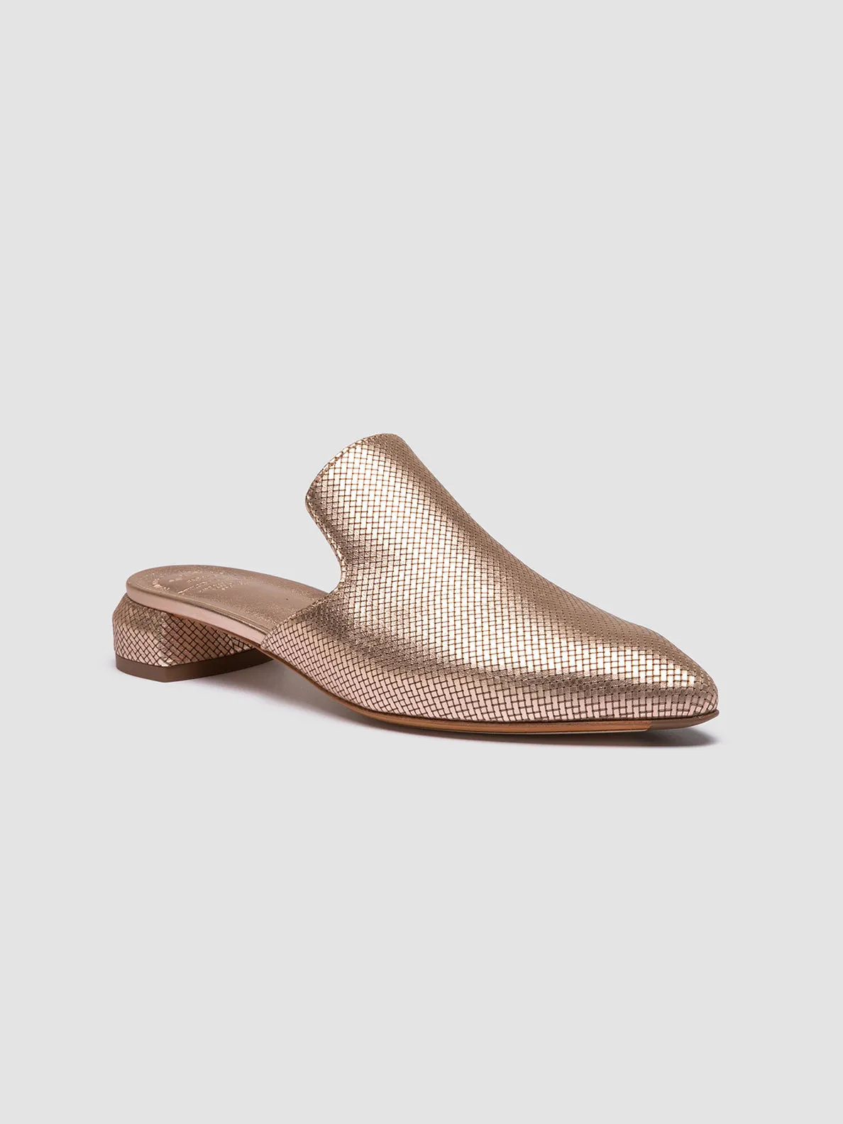 SAGE 106 - Pink Leather Mule Sandals