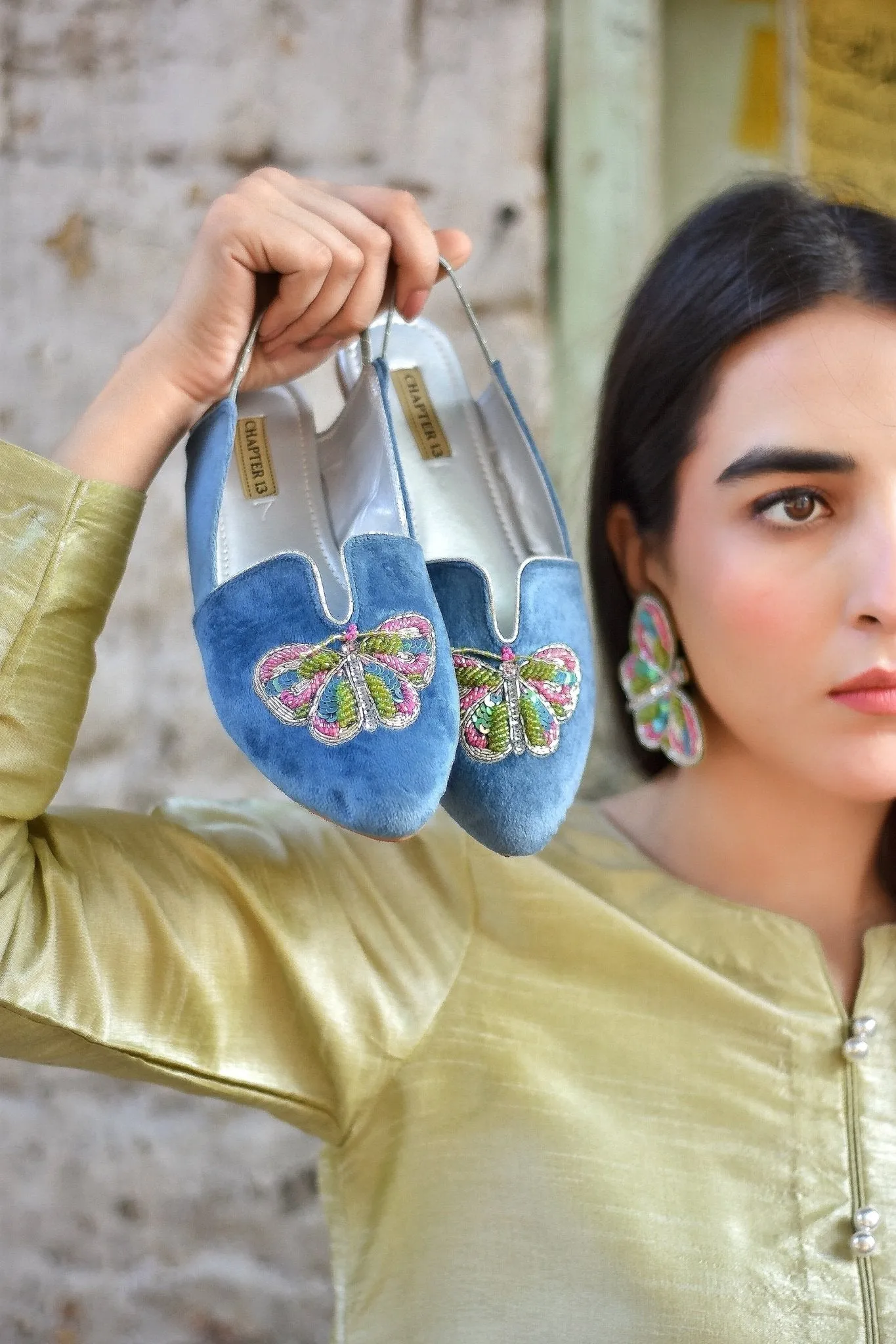 Sandal and Earrings | AVA Butterfly Bundle