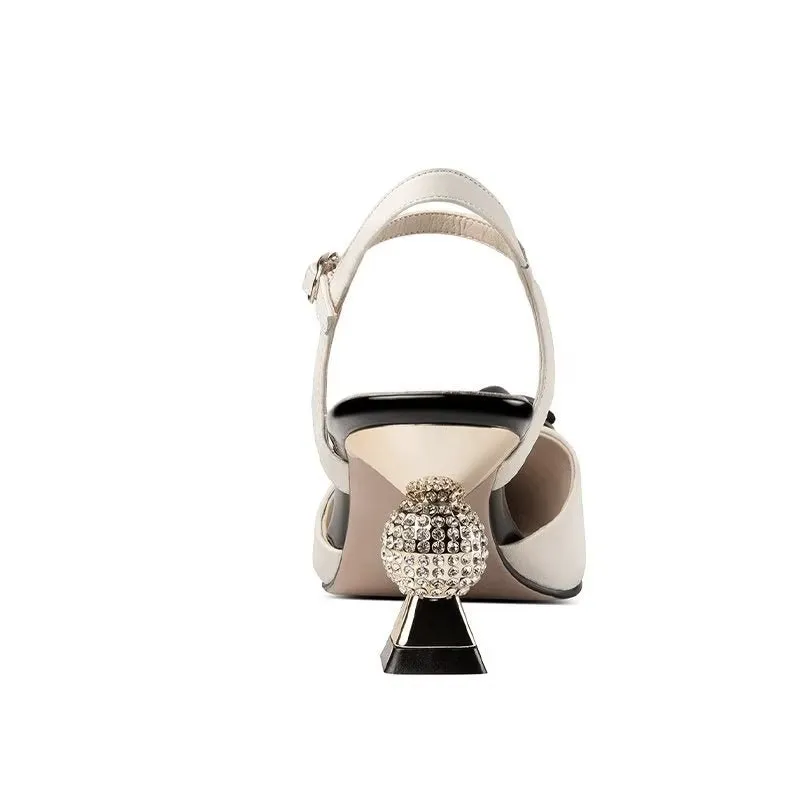 Serpatura Wedding Buckle Heels