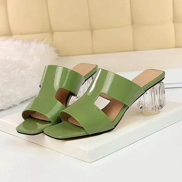 Sit Still, Look That Pretty Clear Heels