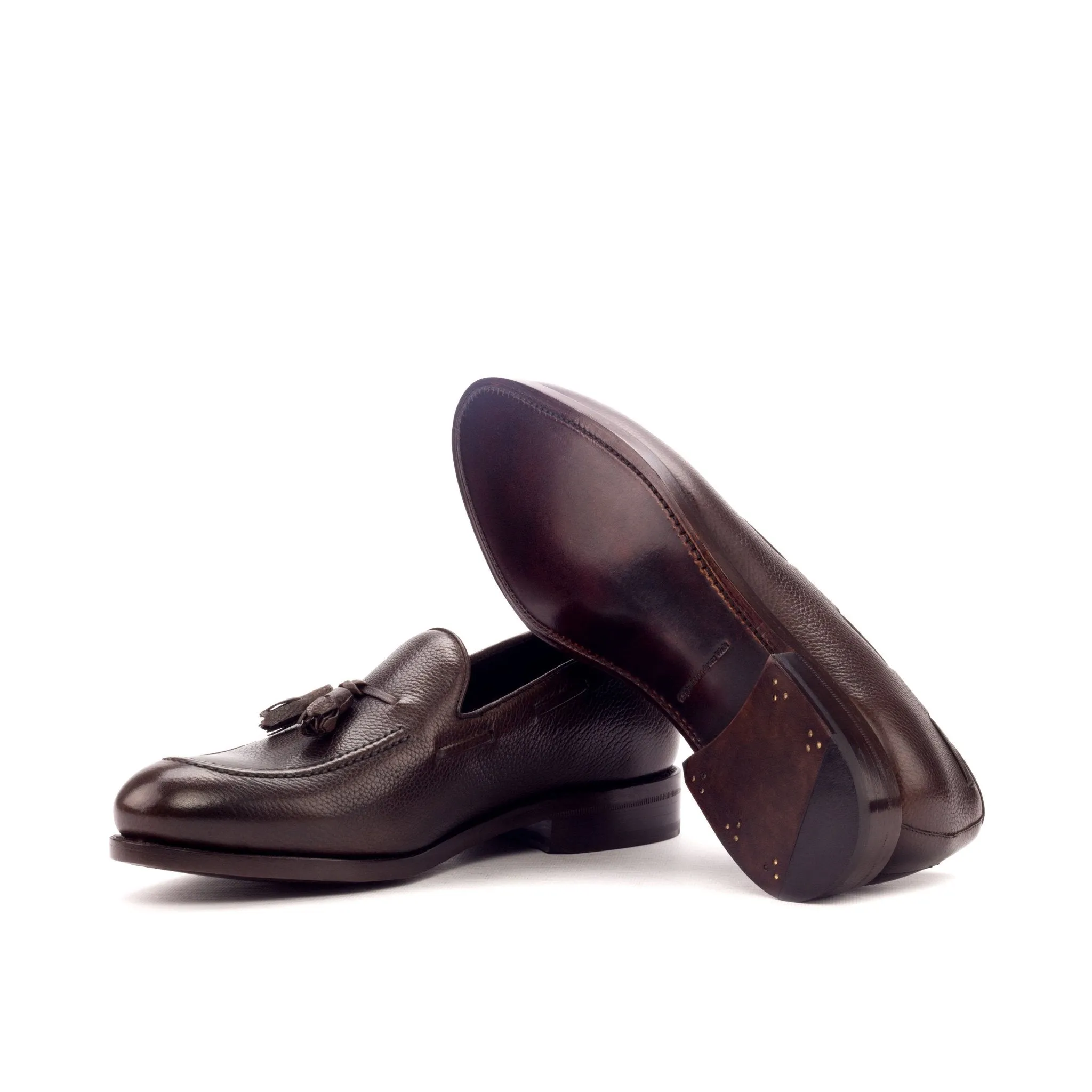 Tassel Loafer in Dark Brown Full Grain Box Calf
