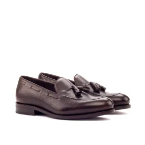 Tassel Loafer in Dark Brown Full Grain Box Calf
