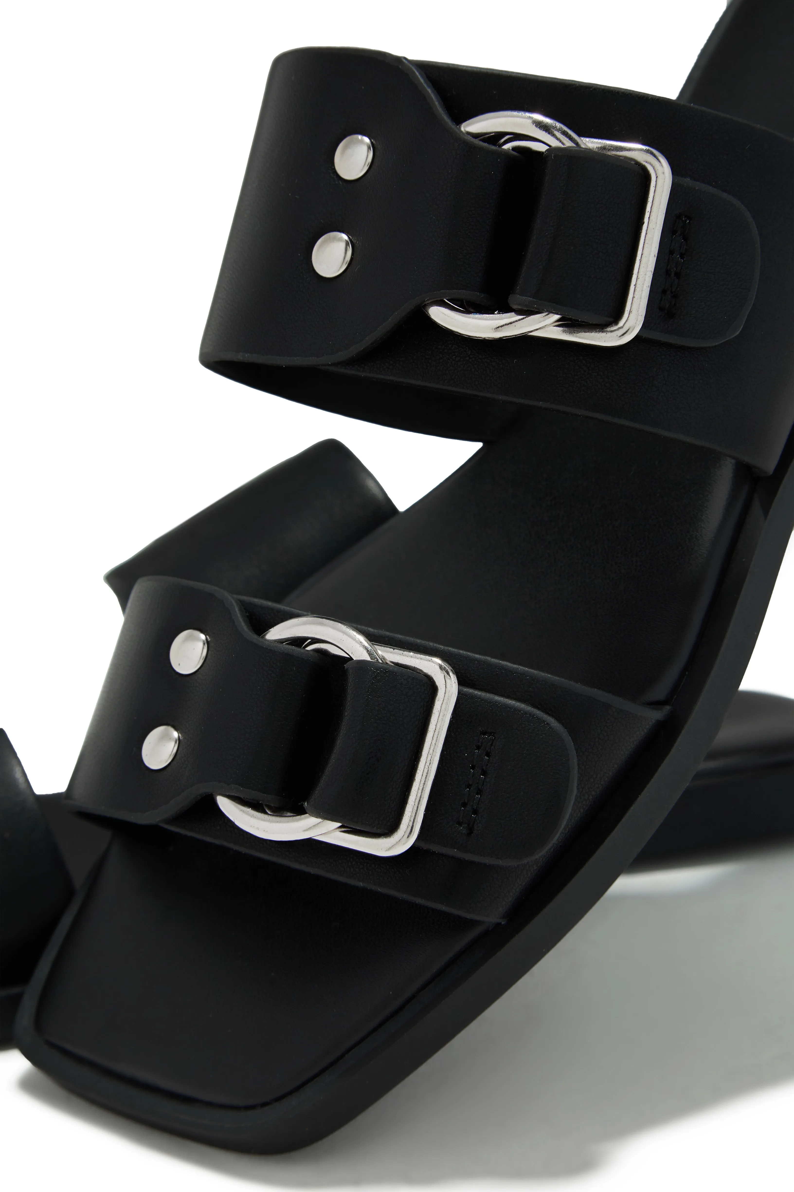 Tindra Slip On Sandals - Black