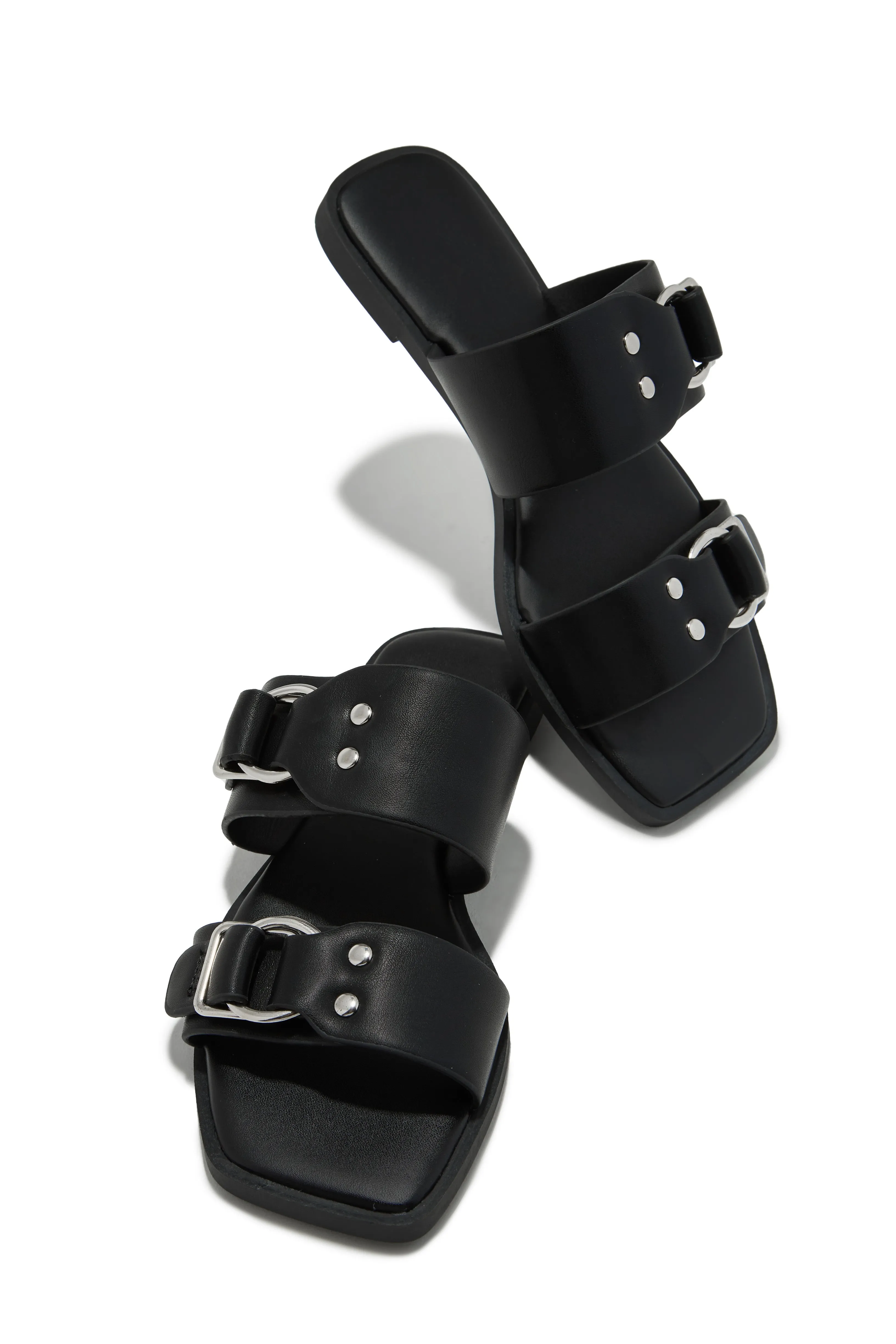 Tindra Slip On Sandals - Black