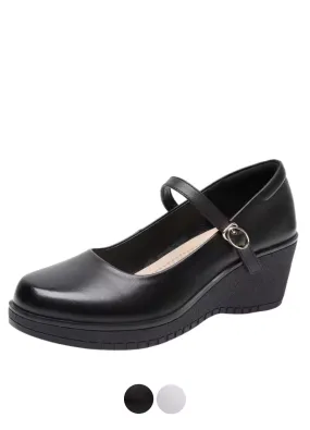 USS Shoes Elaine Women's Ankle Strap Wedges Pumps