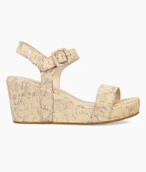 Wiltz Wedge - White Washed