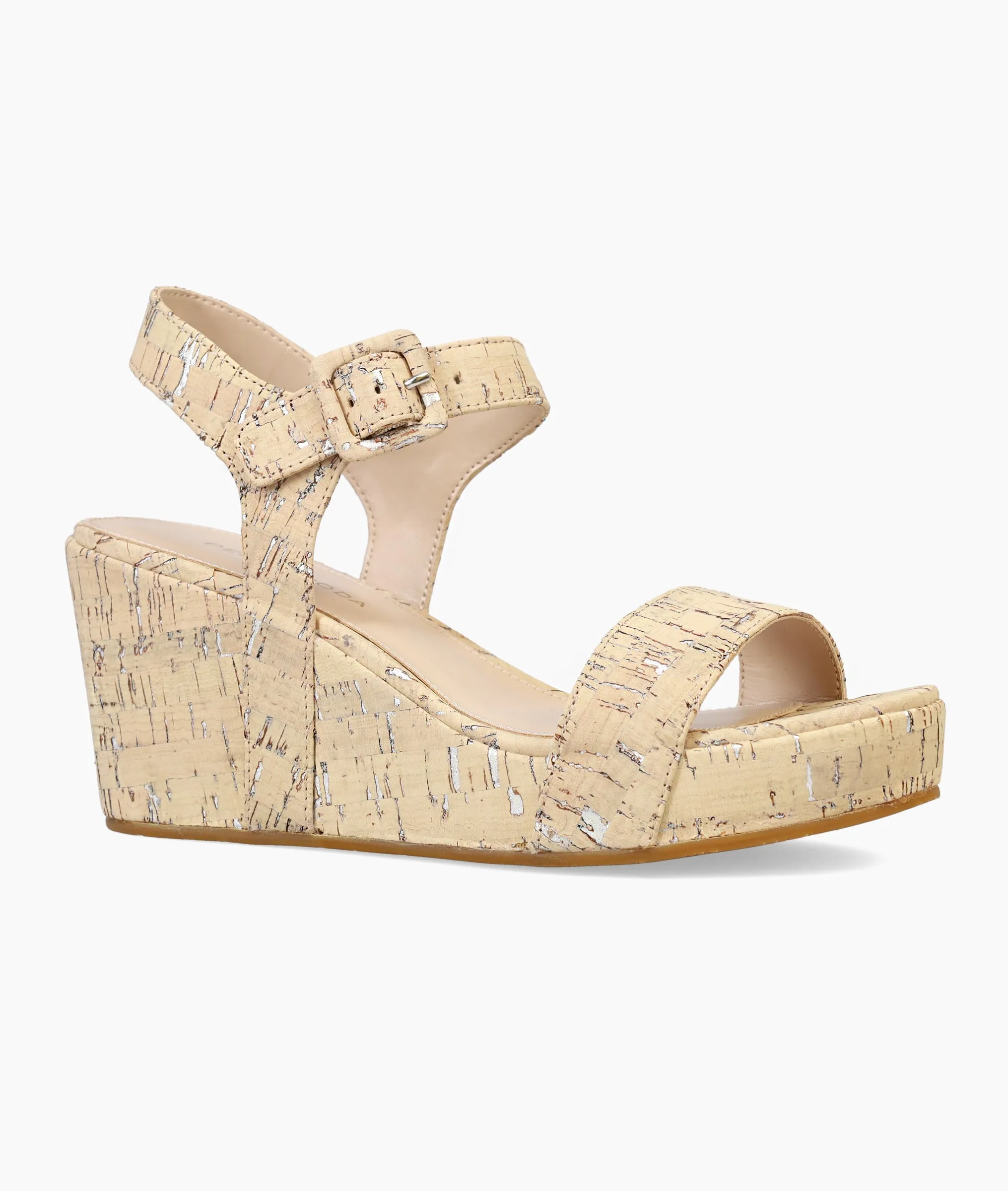 Wiltz Wedge - White Washed