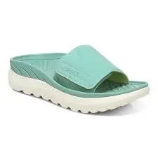 Womens Vionic Blissful Rejuvenate Recovery Slide Sandal - Wasabi