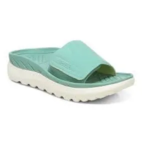 Womens Vionic Blissful Rejuvenate Recovery Slide Sandal - Wasabi