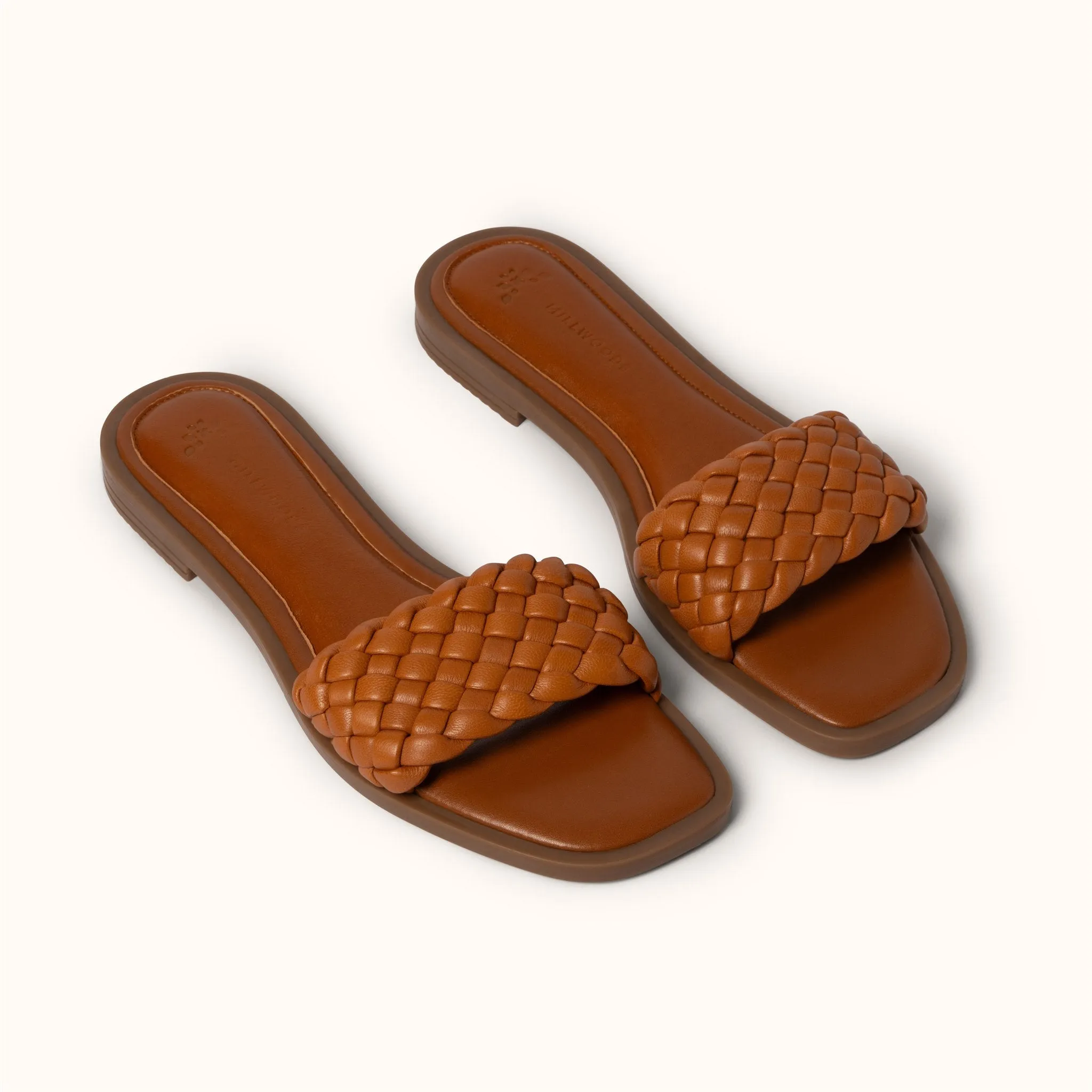 Woven Slide - Tan