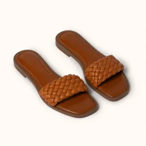 Woven Slide - Tan