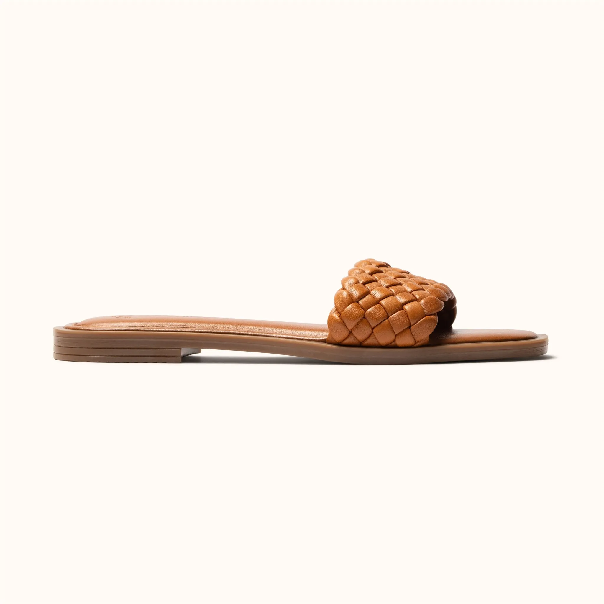 Woven Slide - Tan