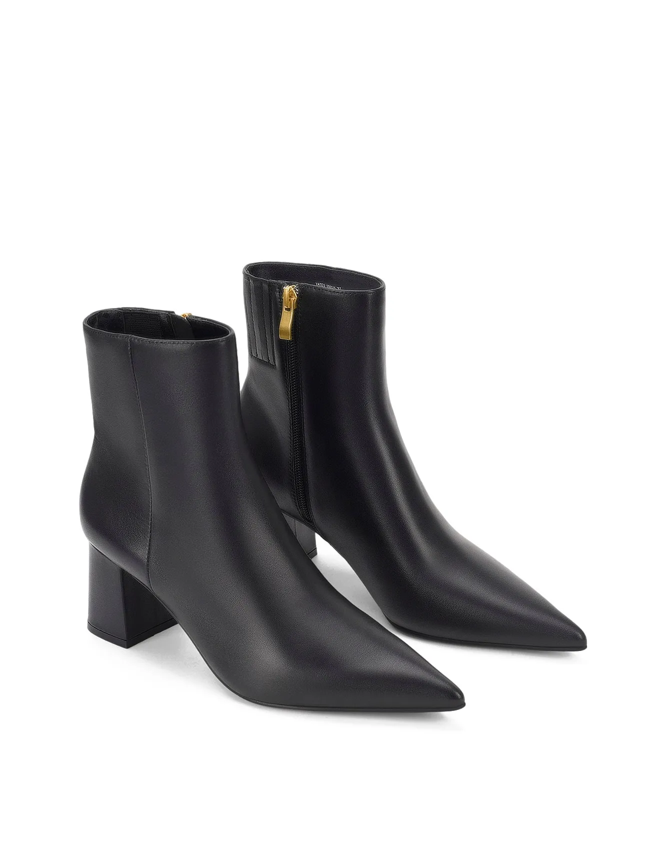 Yates Ankle Boots - Black Leather