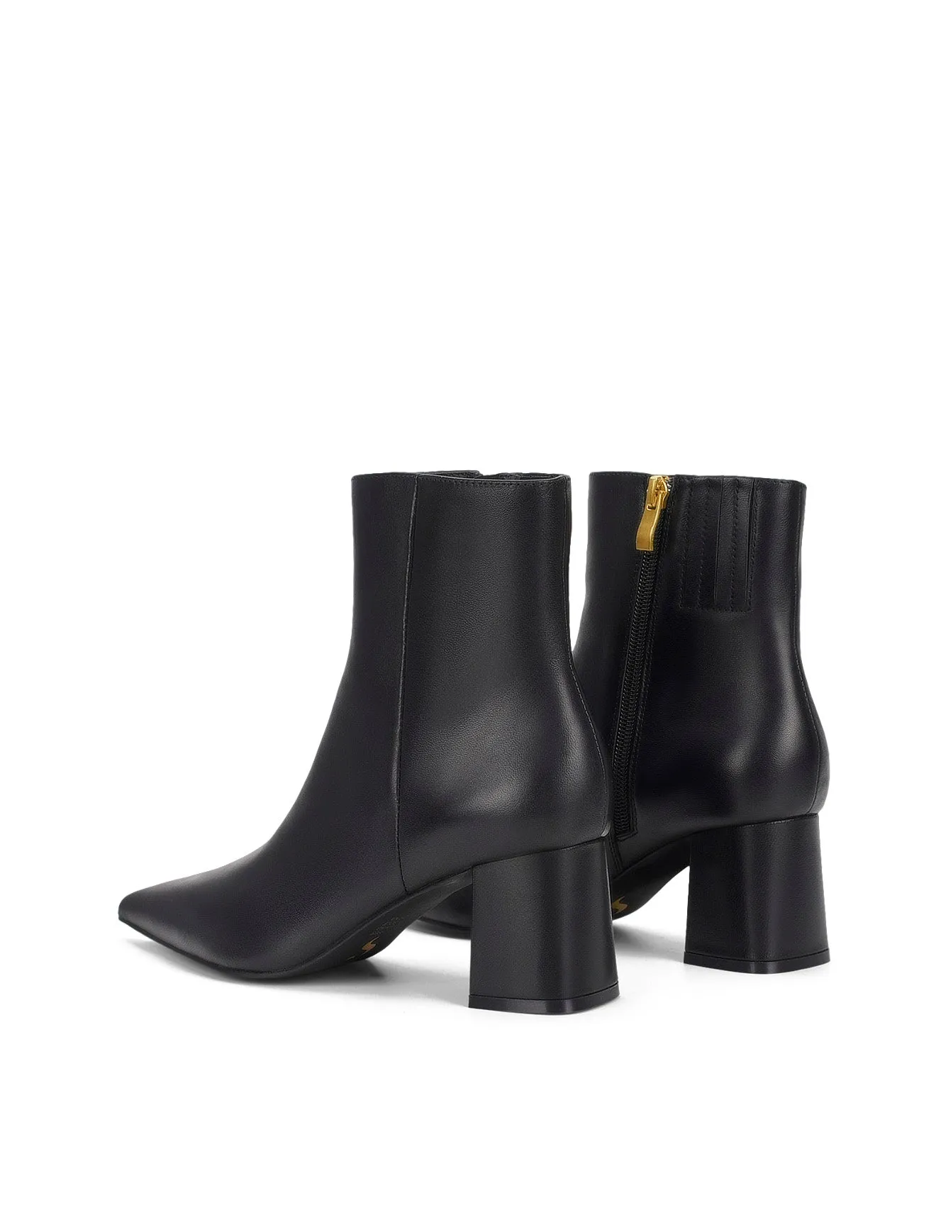 Yates Ankle Boots - Black Leather